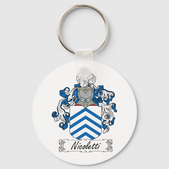 Nicoletti Family Crest Keychain (Front)