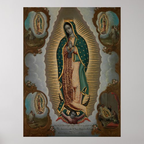 Nicols Enrquez The Virgin of Guadalupe Poster