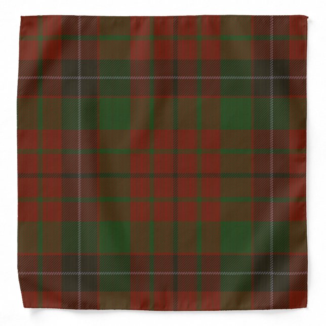 Nicolson Clan Tartan Bandana (Front)