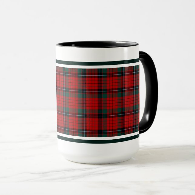 Nicolson Clan Tartan Mug (Front Right)