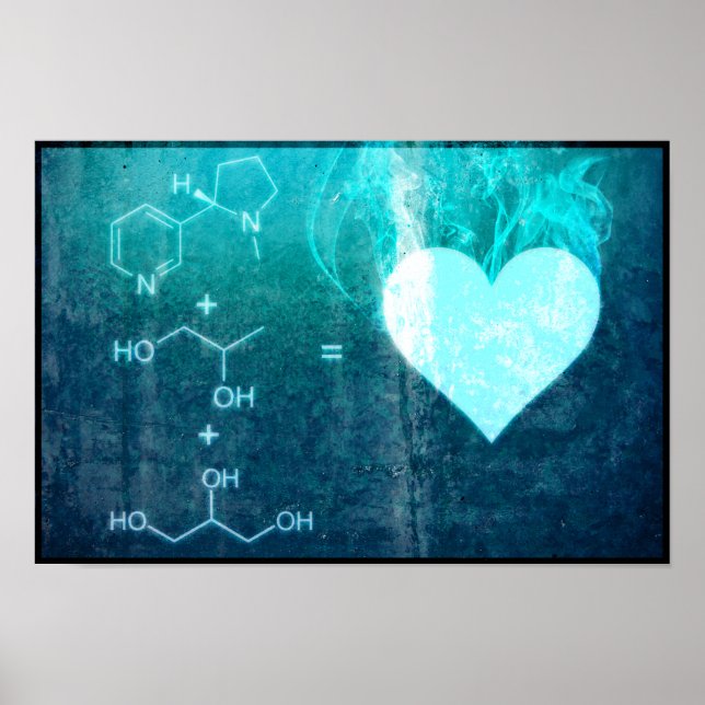 Nicotine + PG + VG Poster (Front)