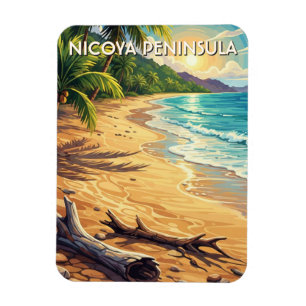 Nicoya Peninsula Costa Rica Travel Magnet