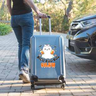 Nicu boo boo crew halloween,Nicu Boo Crew Funny Nu Sticker