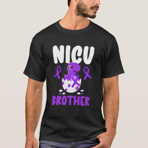 NICU Brother Micro Preemie Baby Brother of NICU Wa T-Shirt