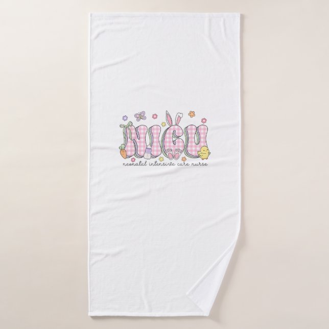 NICU Easter Neonatal Intensive Care Unit Nursing S Bath Towel (Bath Towel)