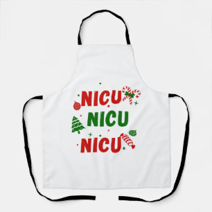 NICU Festive Christmas design Apron