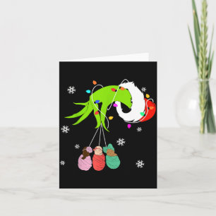 Nicu Labor Delivery Nurse Santa Christmas Xmas Paj Card