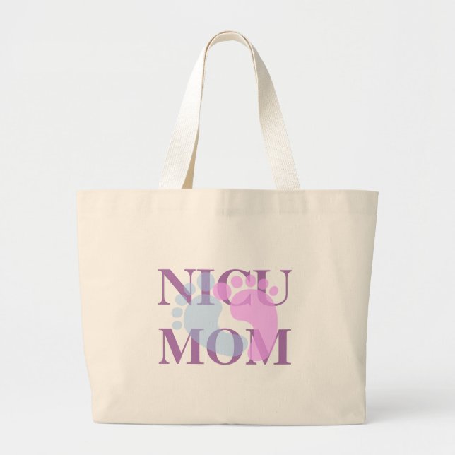 NICU MOM JUMBO TOTE BAG (Front)