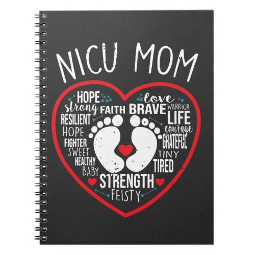 NICU Mom Preemie Awareness Notebook