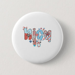 NICU Nurse 4th of July American Nurse Button