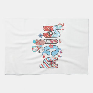 NICU Nurse 4th of July American Nurse Kitchen Towel
