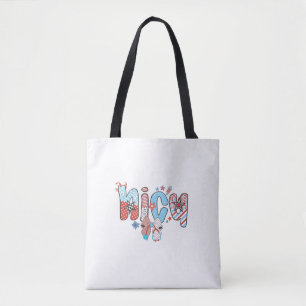 NICU Nurse 4th of July American Nurse Tote Bag