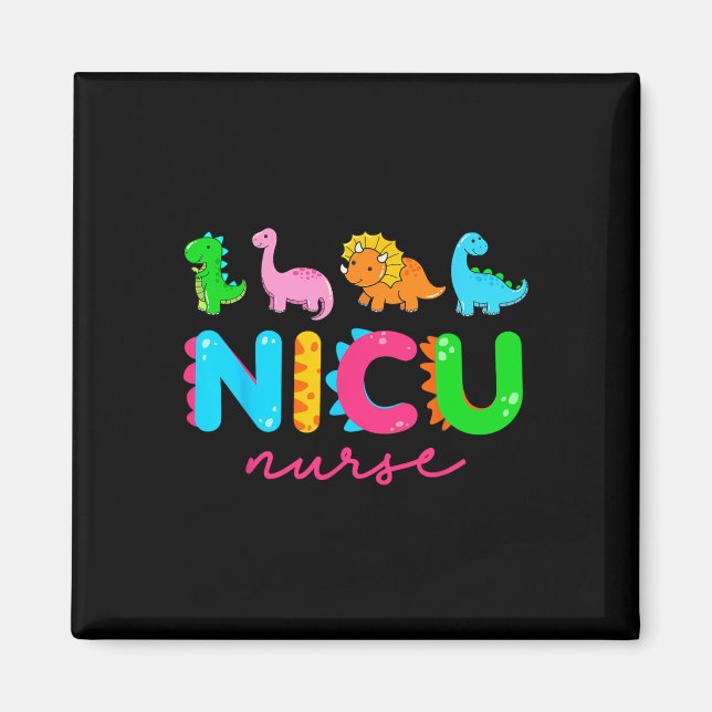 NICU Nurse Animal Nurse Appreciation Nicu Nurse Di Magnet (Front)