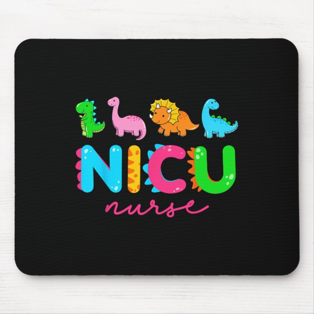 NICU Nurse Animal Nurse Appreciation Nicu Nurse Di Mouse Pad (Front)