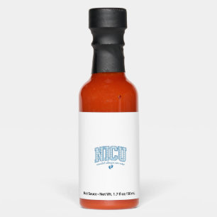 NICU Nurse Baby Feet Plaid Lettering Shirt Design_ Hot Sauces