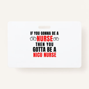 NICU nurse Badge