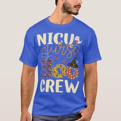 NICU Nurse Boo Crew Neonatal ICU Nurse Halloween C T_Shirt
