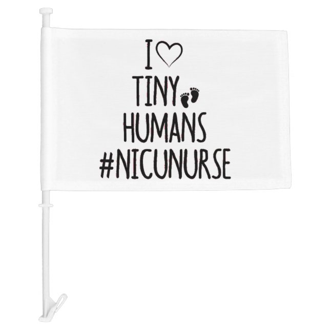 NICU Nurse  Car Flag (Front)