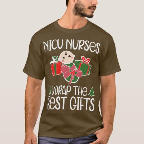 NICU Nurse Christmas NICU Nursing Xmas Party gift T_Shirt