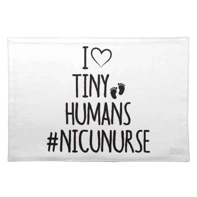 NICU Nurse  Cloth Placemat (Front)