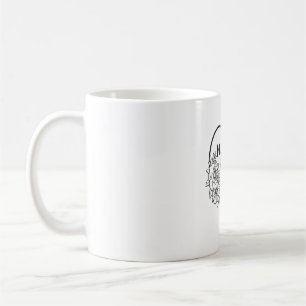 Nicu Nurse Floral Heart Stethoscope Coffee Mug