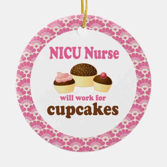 NICU Nurse Gift Ornament (Front)