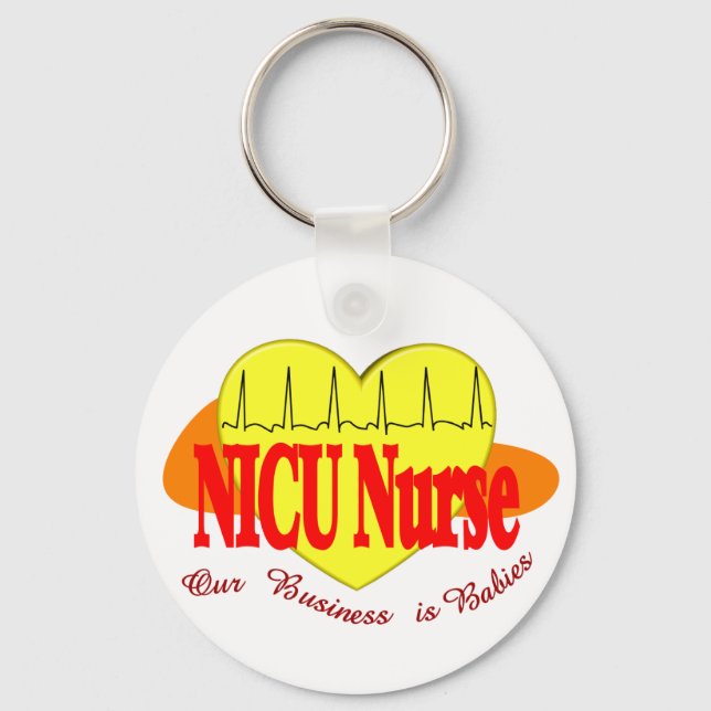 NICU Nurse Gifts Keychain (Front)