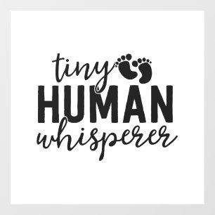 NICU Nurse Gifts Tiny Human Whisperer Neonatal ICU Floor Decals