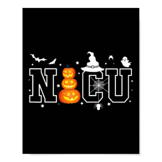 Nicu Nurse Halloween Hospital Party Fun Nursing St Poster