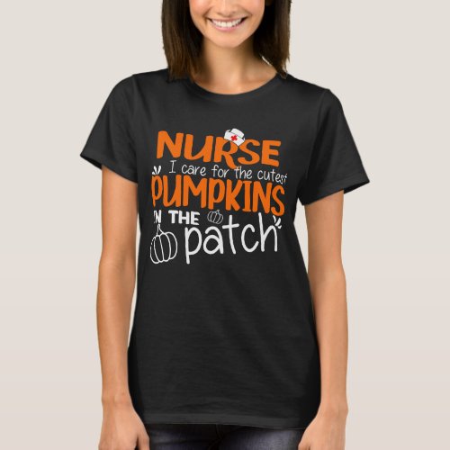 Nicu Nurse Halloween I Care For The Cutest Pumpkin T_Shirt