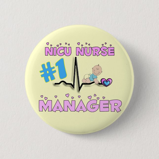 NICU Nurse Manager Gifts Button (Front)