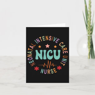 Nicu Nurse Neonatal Intensive Care Unit Apparel Ni Card