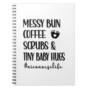 NICU Nurse Neonatal Intensive Care Unit ICU Nurse Notebook
