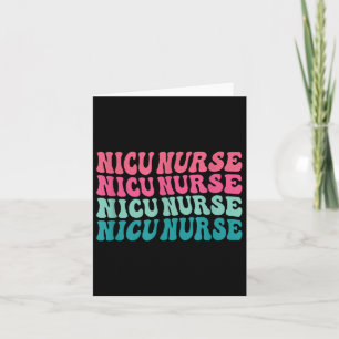 Nicu Nurse Neonatal Intensive Care Unit Nurse Day Card