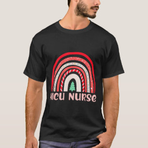 Nicu Nurse Neonatal Tiny Crew Christmas Holiday Nu T-Shirt