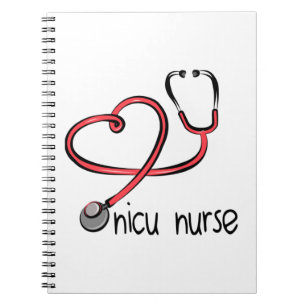 NICU Nurse - NICU Nurse Shirt - NICU Nurse Gift - Notebook