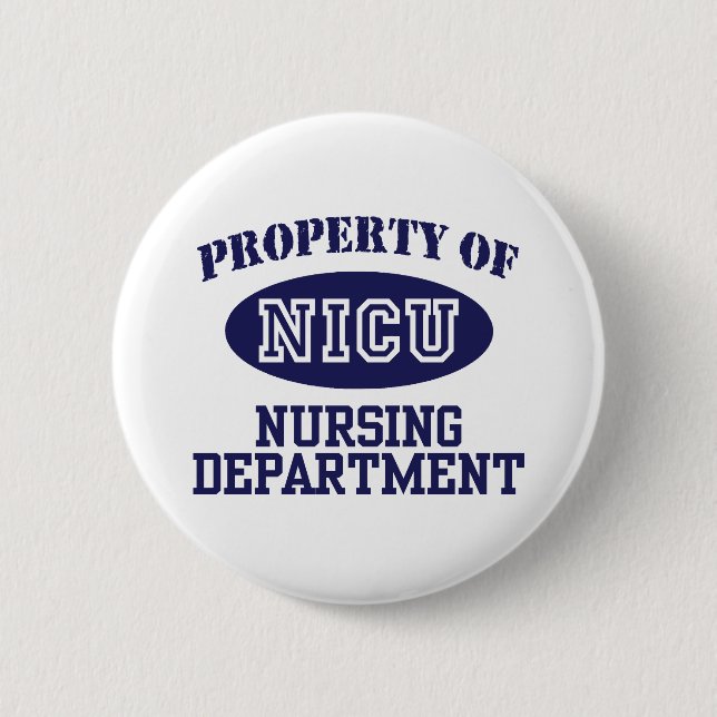 NICU Nurse Pinback Button (Front)
