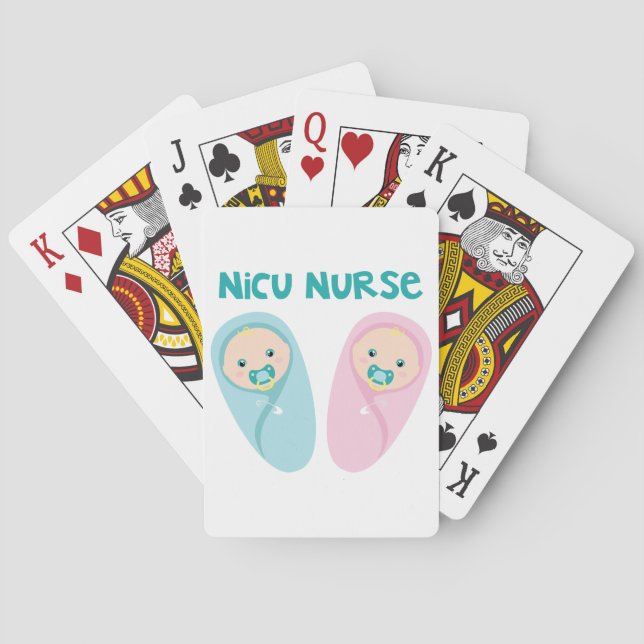 NICU Nurse Poker Cards (Back)
