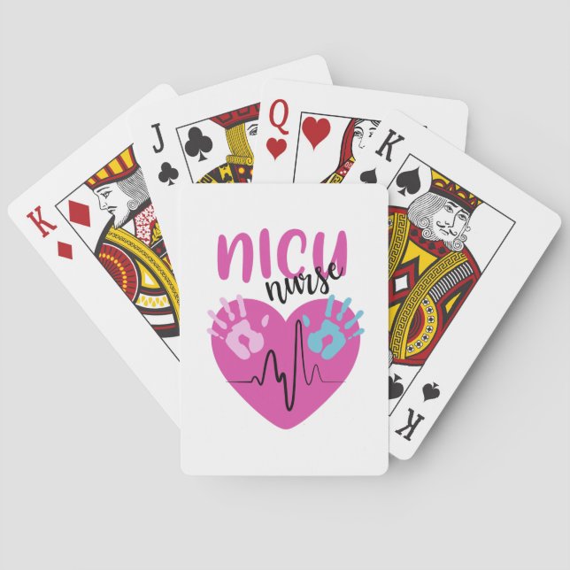 NICU Nurse Poker Cards (Back)