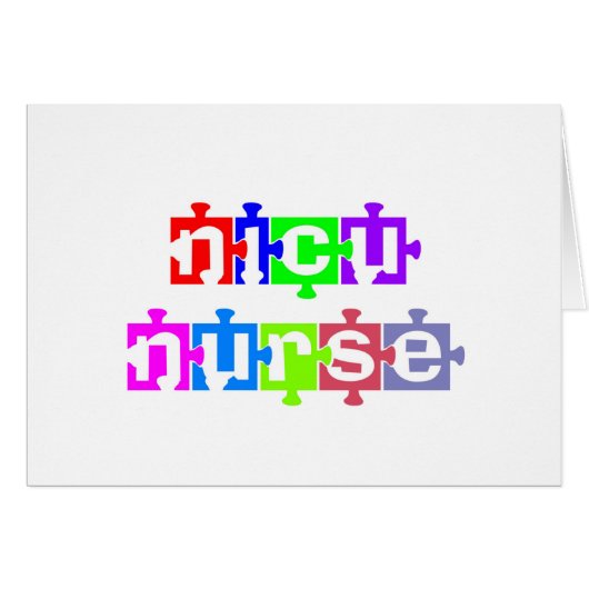 NICU NURSE PUZZLE PIECE (Front Horizontal)