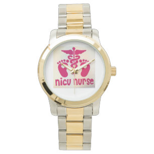NICU Nurse’s Watch in Two-Tone Metal