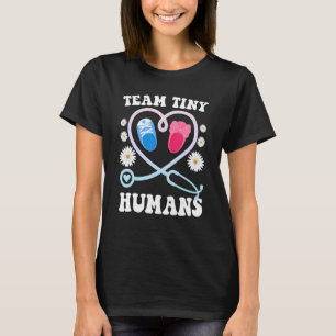 NICU Nurse Team Tiny Humans Neonatal ICU Vintage S T-Shirt