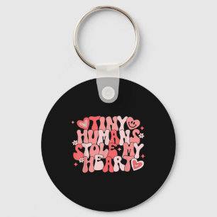 Nicu Nurse Women Valentines Day Tiny Humans Stole Keychain