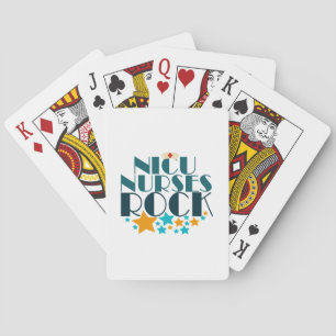NICU Nurses Rock Poker Cards