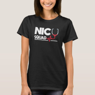 Nicu Squad Neonatal Icu Nurse Nicu Unit T-Shirt