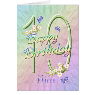 19th Birthday Cards | Zazzle