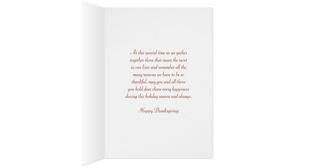 Niece and Family Happy Thanksgiving Card | Zazzle