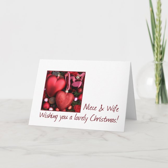 niece and wife  Merry Christmas card (Front)