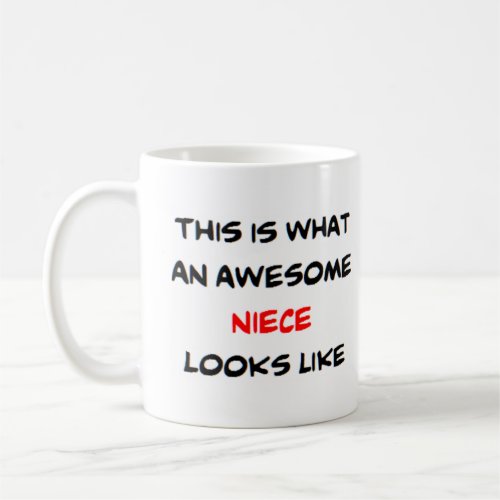 niece awesome coffee mug