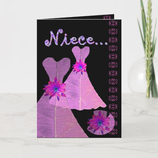 NIECE - Be My Bridesmaid - Customizable Invitation (Front)